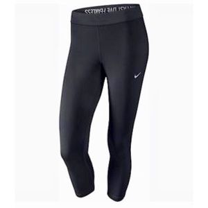 Nike Dri Fit Running Capri - L black